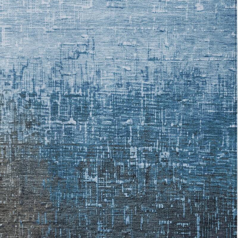 HomeRoots Ombre Transitional Rectangle Outdoor Rug