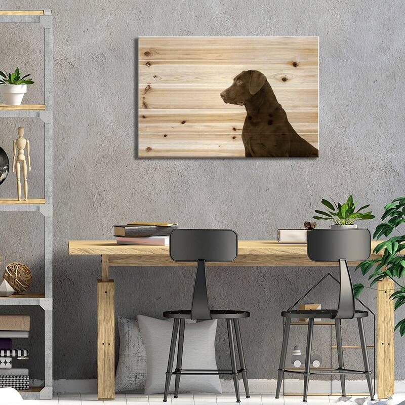 I See You Print On Wood by Jim Dratfield - Multi-Color