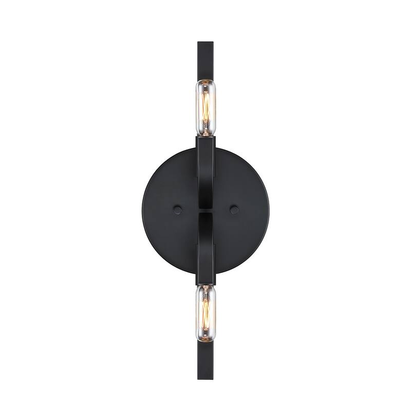 Designers Fountain D314C-2WS Skye 2 Light 17" Tall Wall Sconce - Matte Black