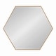 preview thumbnail 35 of 90, Kate and Laurel Rhodes Framed Mid-century Hexagonal Wall Mirror