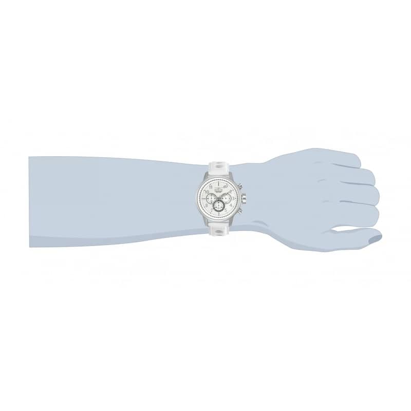 Invicta Men's 24083 S1 Rally Quartz Chronograph White Dial Watch