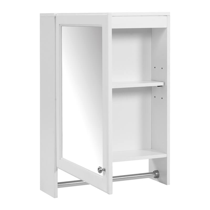 3-in-1 Mirror Cabinet,20"Wall Mounted Medicine Cabinet with Adjustable Shelf & Soft Close Door,High-Define Mirror with Storage