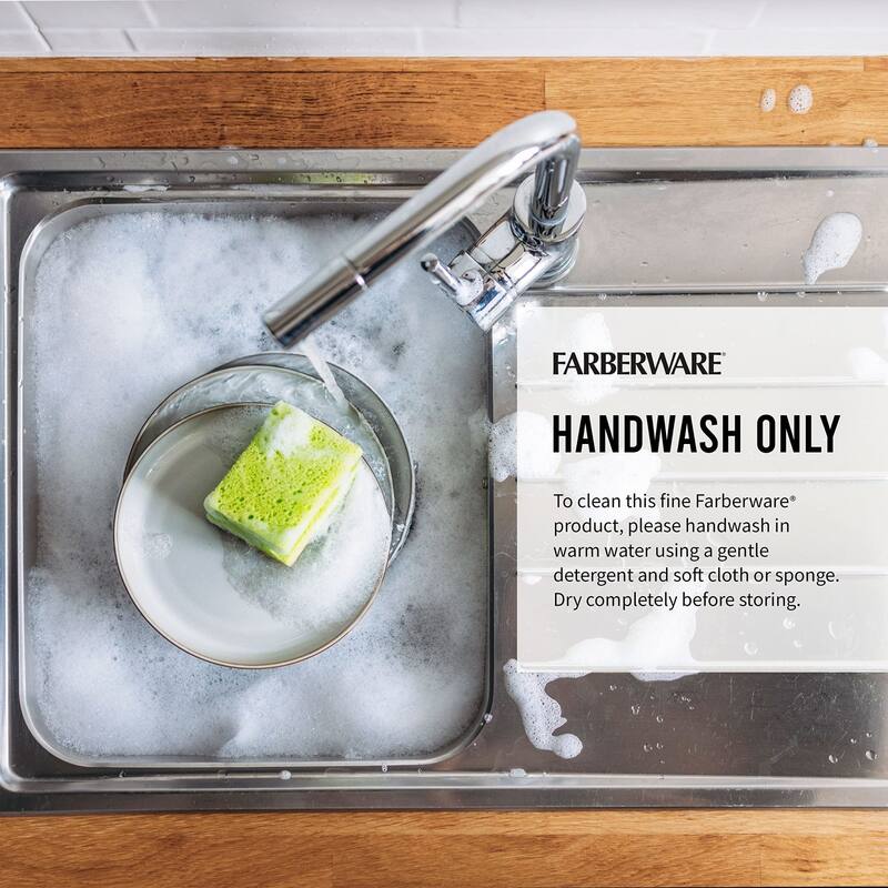 Farberware Stamped Triple Rivet Steak Knife Set, 8-Piece (Black) - Black