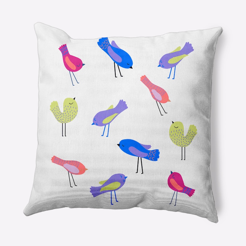 Tweets Decorative Throw Pillow - Purple - 16" x 16"