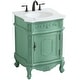 preview thumbnail 11 of 9, Elegant Lighting VF-1031-VW Berkshire 24" Free Standing Single Basin