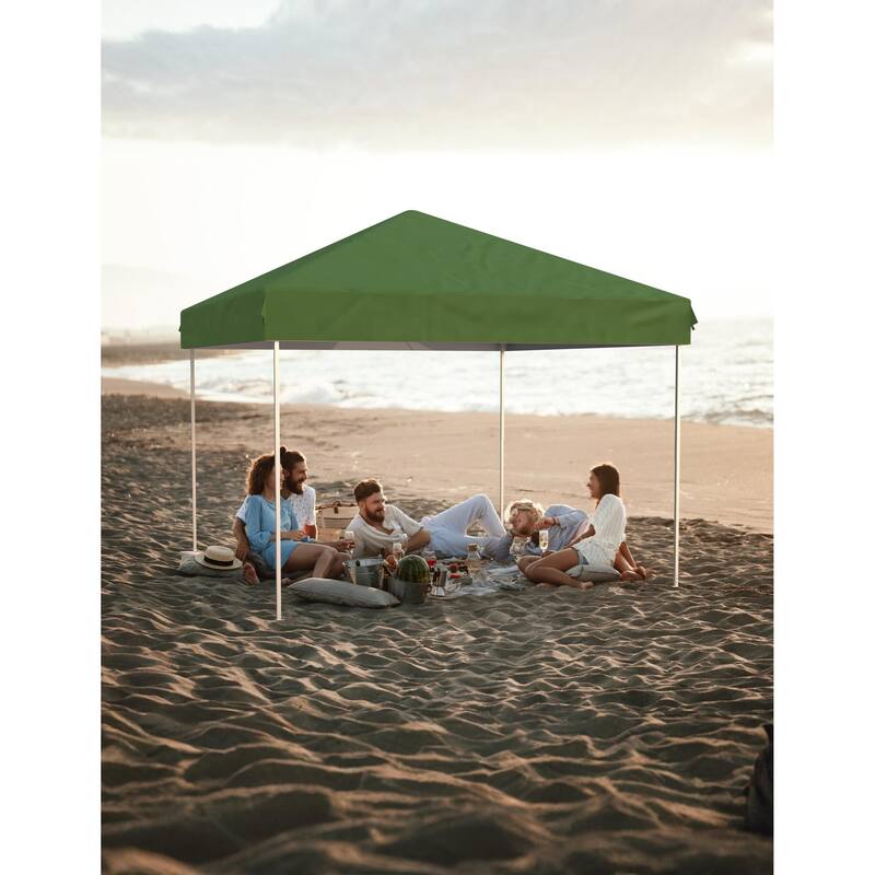 Instant Pop-Up Canopy Tent, No Sidewalls, for Beach, Party