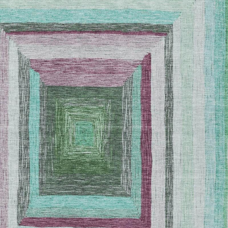 HomeRoots Geometric Transitional Rectangle Outdoor Rug