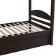 preview thumbnail 11 of 11, Simple Twin over Twin L-Shaped Bunk Bed with Trundle