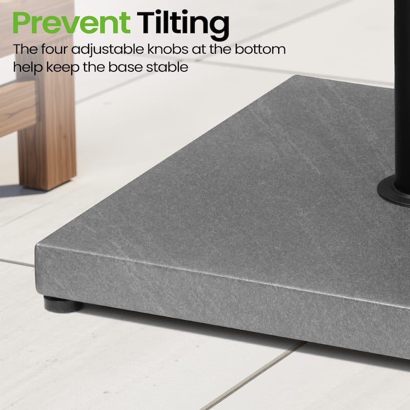 45LBS Outdoor Patio Square Concrete Market Umbrella Base Stand