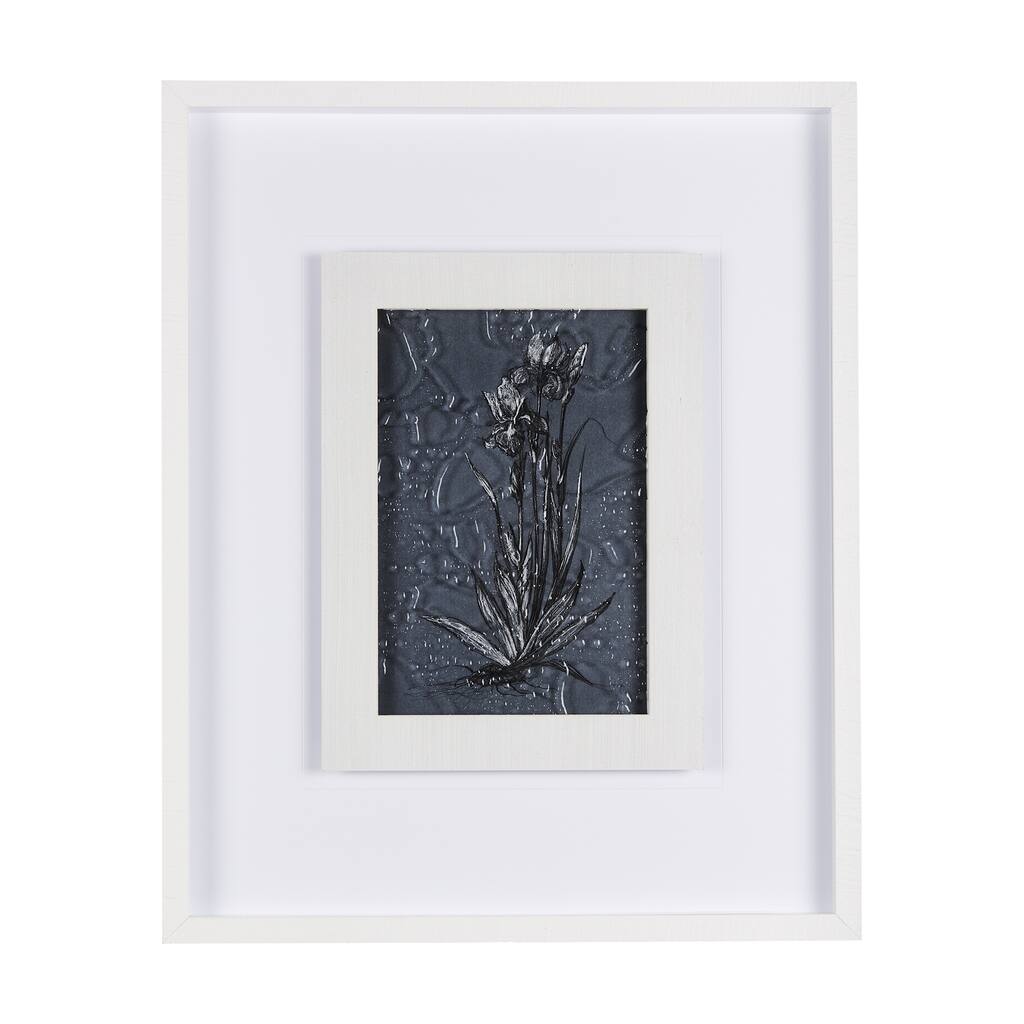 Botanical Sketches IV (Blue) Framed Art Print