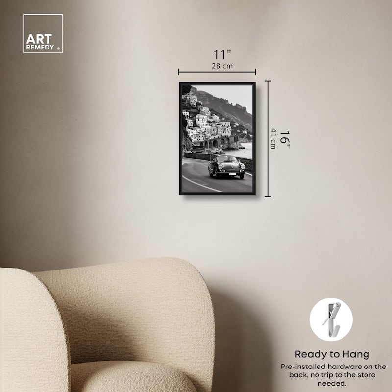 Drive through the Town Canvas by Art Remedy