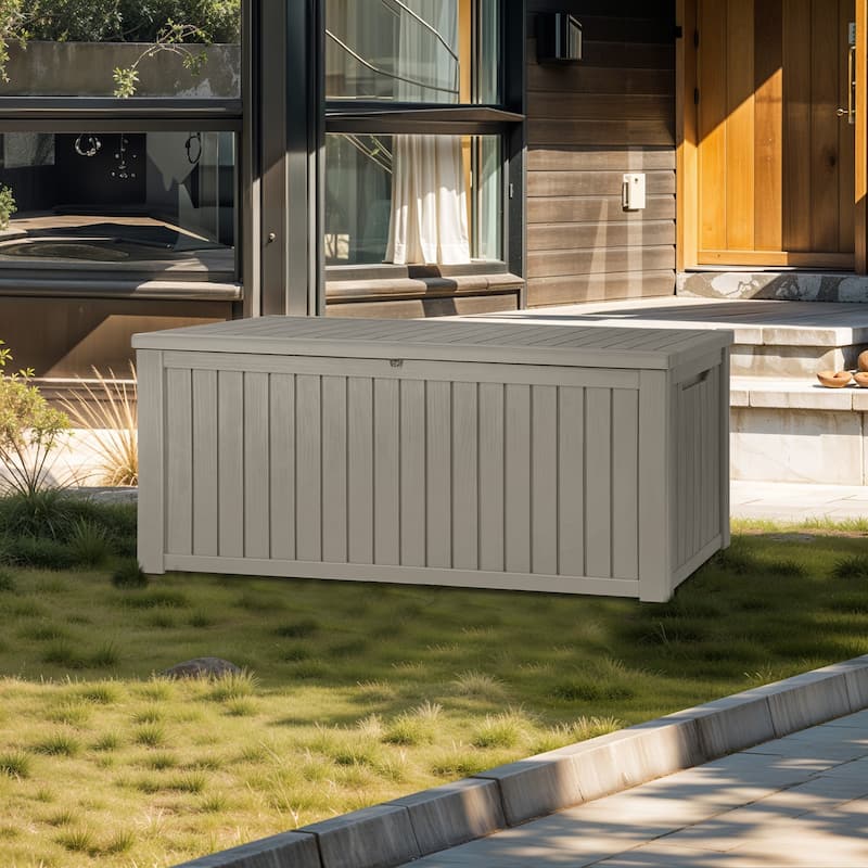 180-230 Gallon Outdoor Storage Waterproof Deck Box