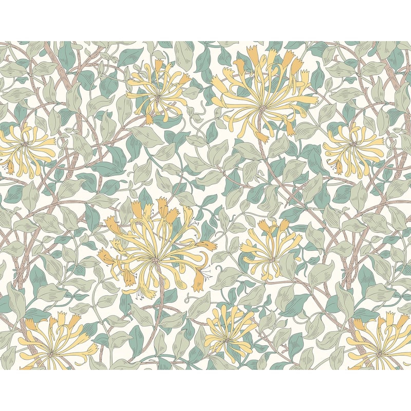 Brewster Origin Murals Honeysuckle Yellow Wall Mural - N/A