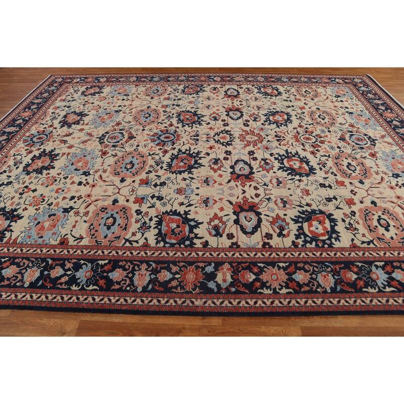 Sultanabad Ziegler Turkish Oriental Area Rug Hand-knotted Wool Carpet - 9'9" x 13'0"