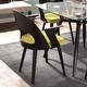 preview thumbnail 1 of 21, Carson Carrington Kansta Espresso & Velvet Mid-century Modern Dining Table
