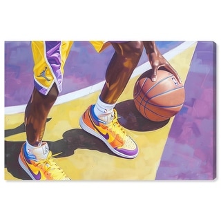 Legend Court Canvas by Art Remedy, Gallery Wrapped