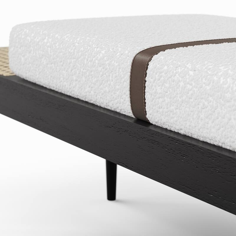 Modern Brazilian - Bello Bench - Noodles Natural Upholstery