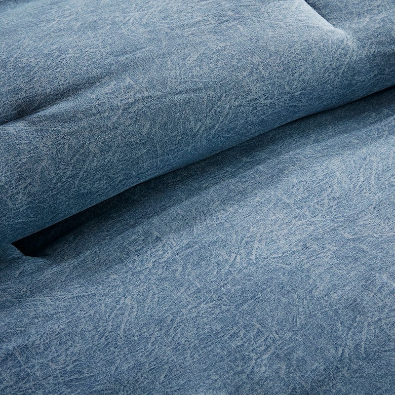 Madison Park Westbrook 7 Piece Faux Suede Comforter Set