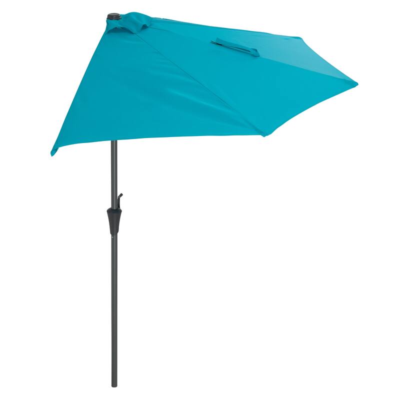 CorLiving 8.5Ft UV Resistant Half Umbrella