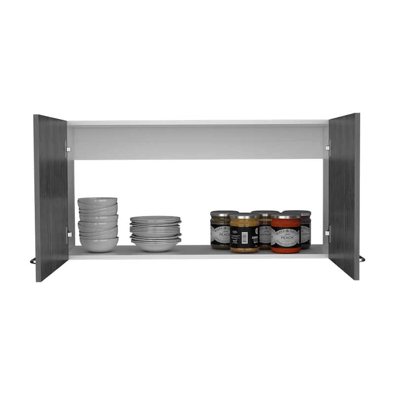 Wall Cabinet Toran With Two Shelves And Double Door