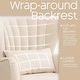 preview thumbnail 41 of 65, HOMYKA Modern Wingback Arm Chair Upholstered Accent Chair