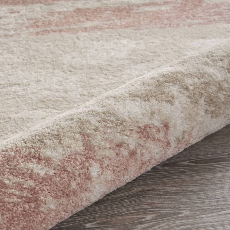 Sevita Ivory/Blush Abstract Area Rug