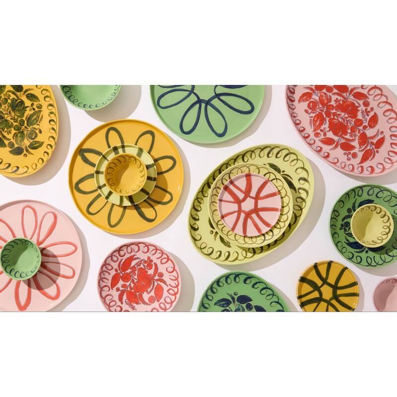 Caravan Amalfi Oval Serving Tray - 15.7" x 11" - 15.7" x 11"