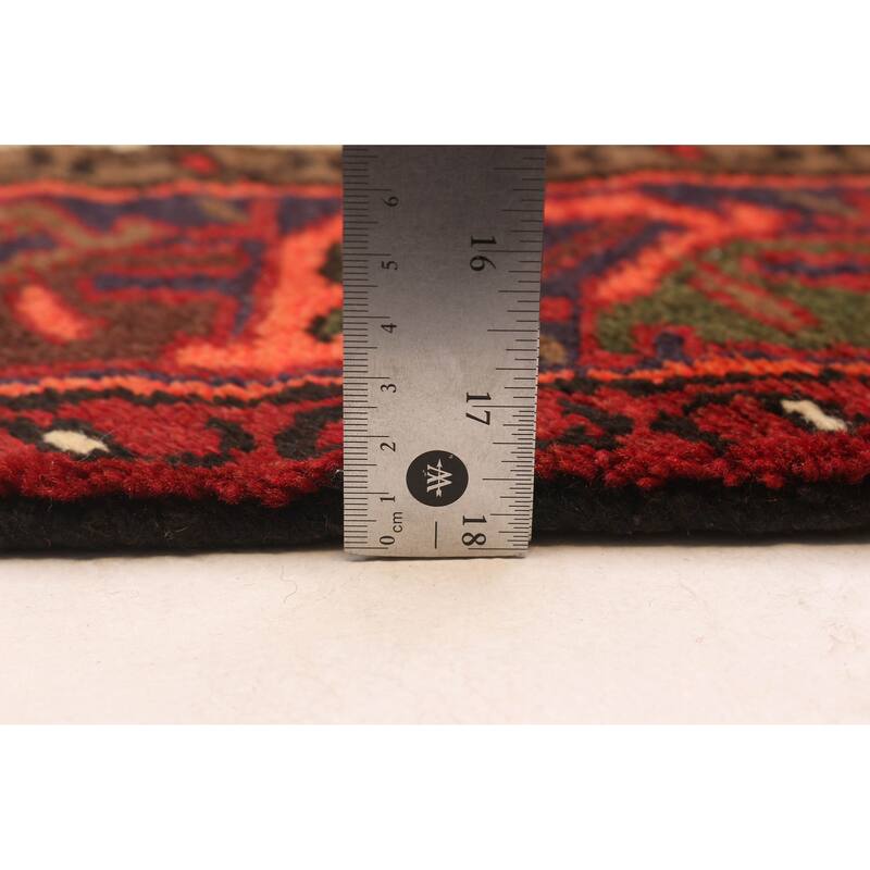 ECARPETGALLERY Hand-knotted Andelz Red Wool Rug - 4'0 x 6'3