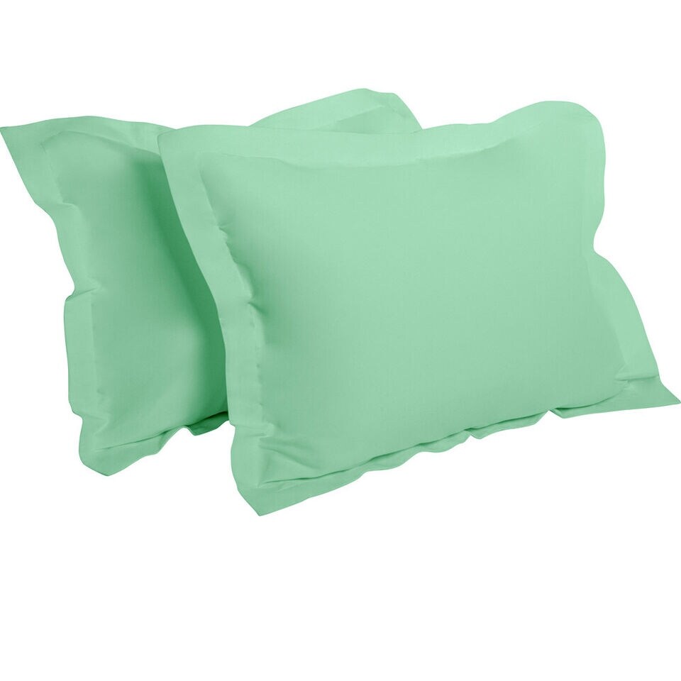 Green euro shams cheap
