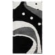 preview thumbnail 20 of 58, SAFAVIEH Florida Shag Riet Abstract 1.2-inch Thick Rug 2'3" x 4' - Black/Ivory