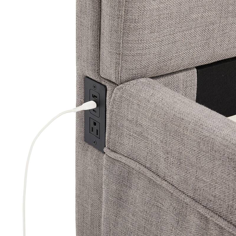 Canton Upholstered Queen Size Storage Bed