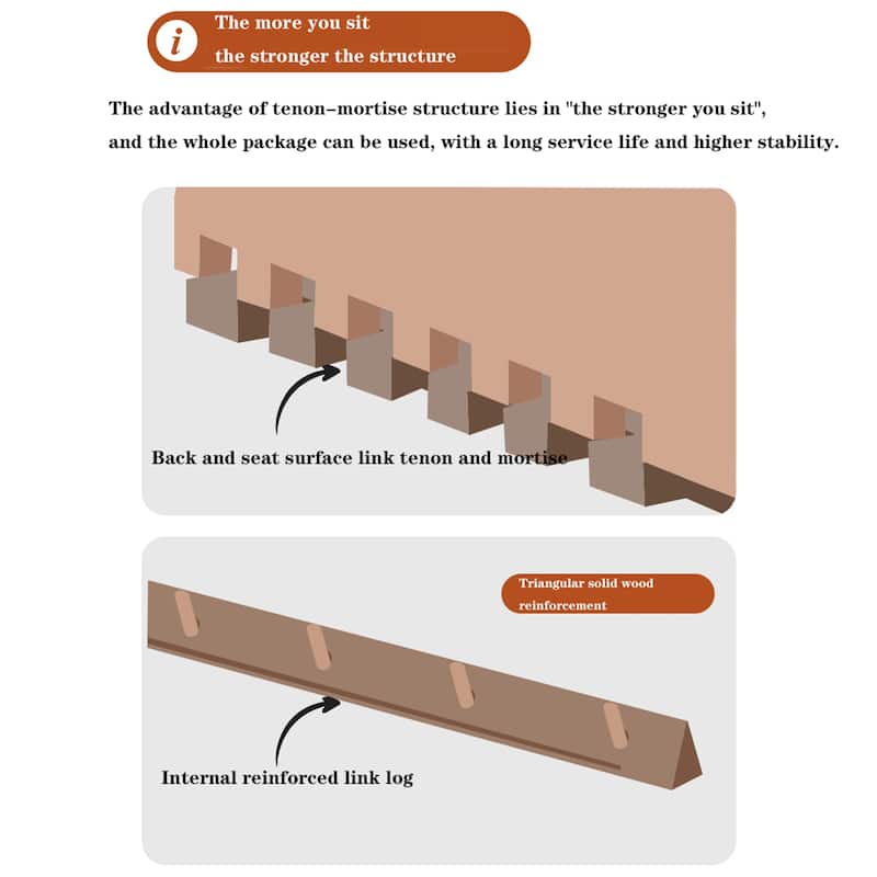 Z-shaped Solid Wood Backrest Dining Chair Creative Retro Single Seat
