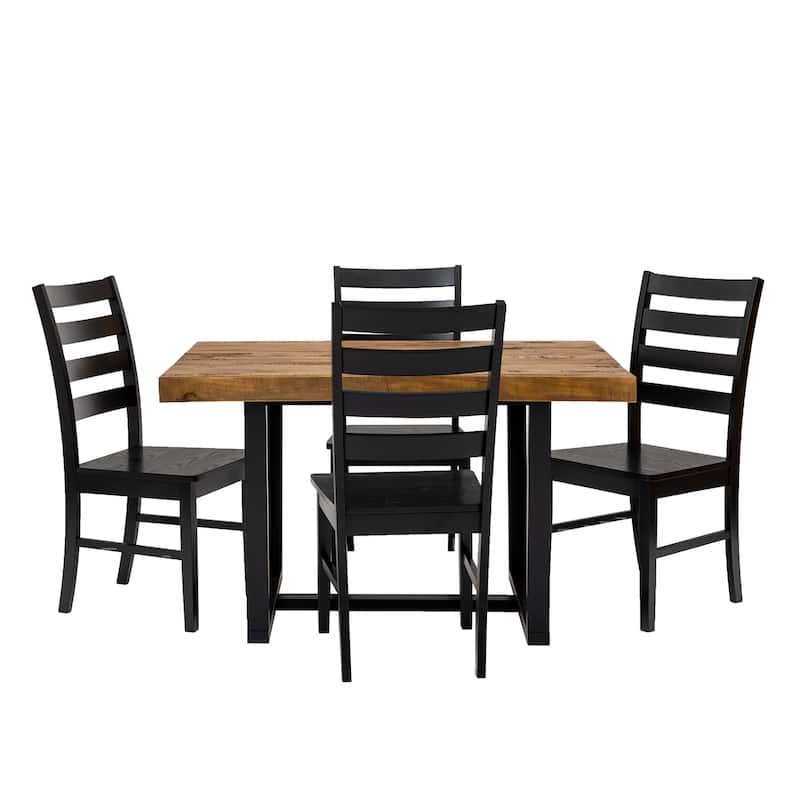 Middlebrook 5-piece Distressed Solid Wood Dining Set