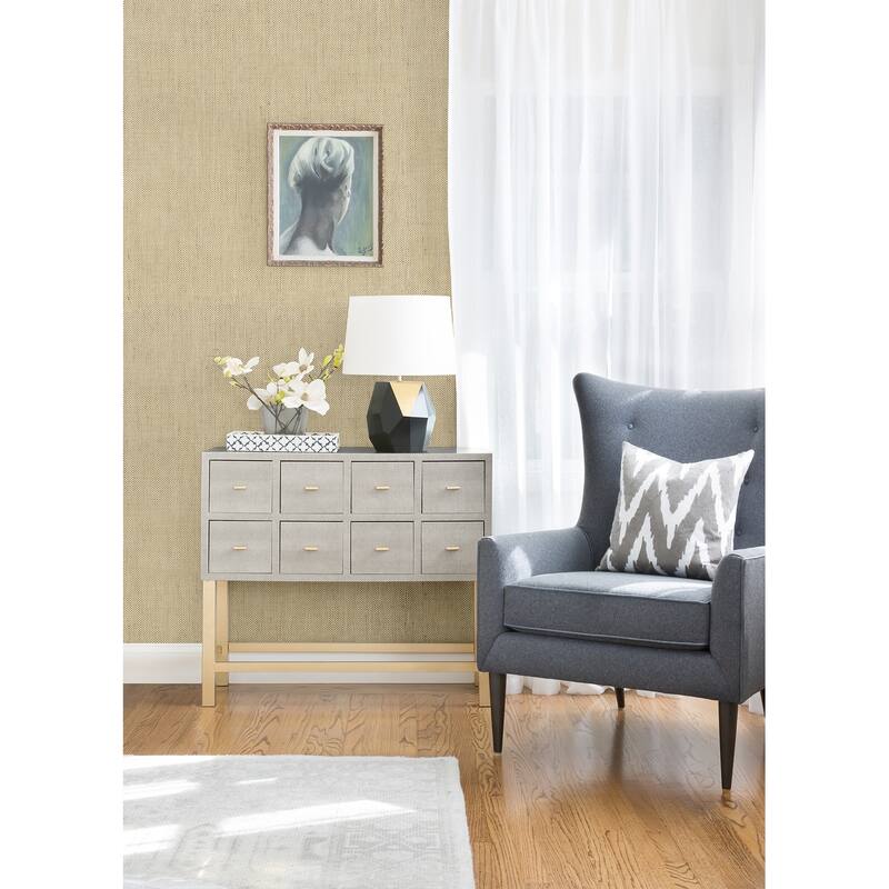 A-Street Prints Yanyu Wheat Paper Weave Grasscloth Wallpaper
