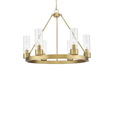 Innovations Lighting 617-6CR-24-29-8 Boreas Chandelier Boreas 6 Light