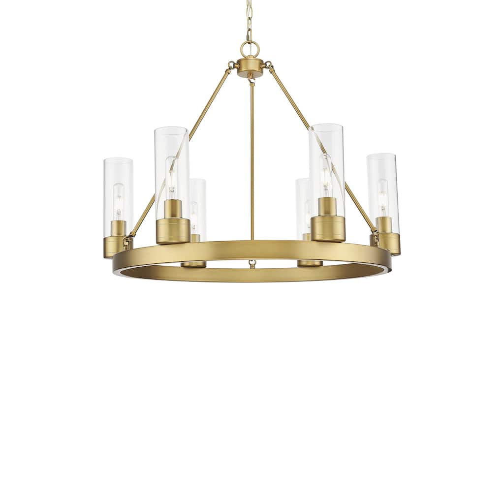Innovations Lighting 617-6CR-24-29-8 Boreas Chandelier Boreas 6 Light