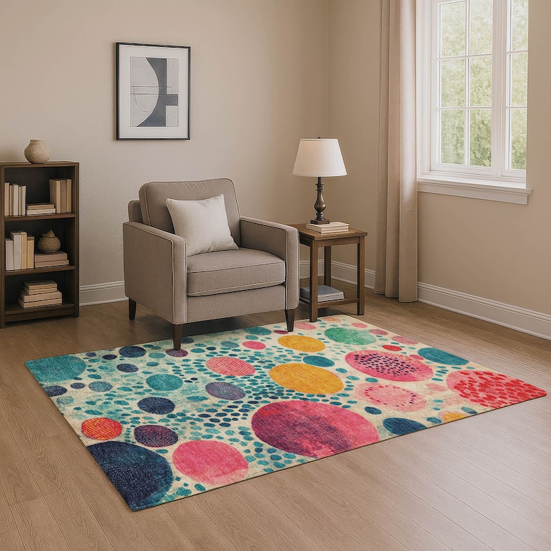 Premium Washable Super Soft Mayfield Rug - Teal - 10' x 14'