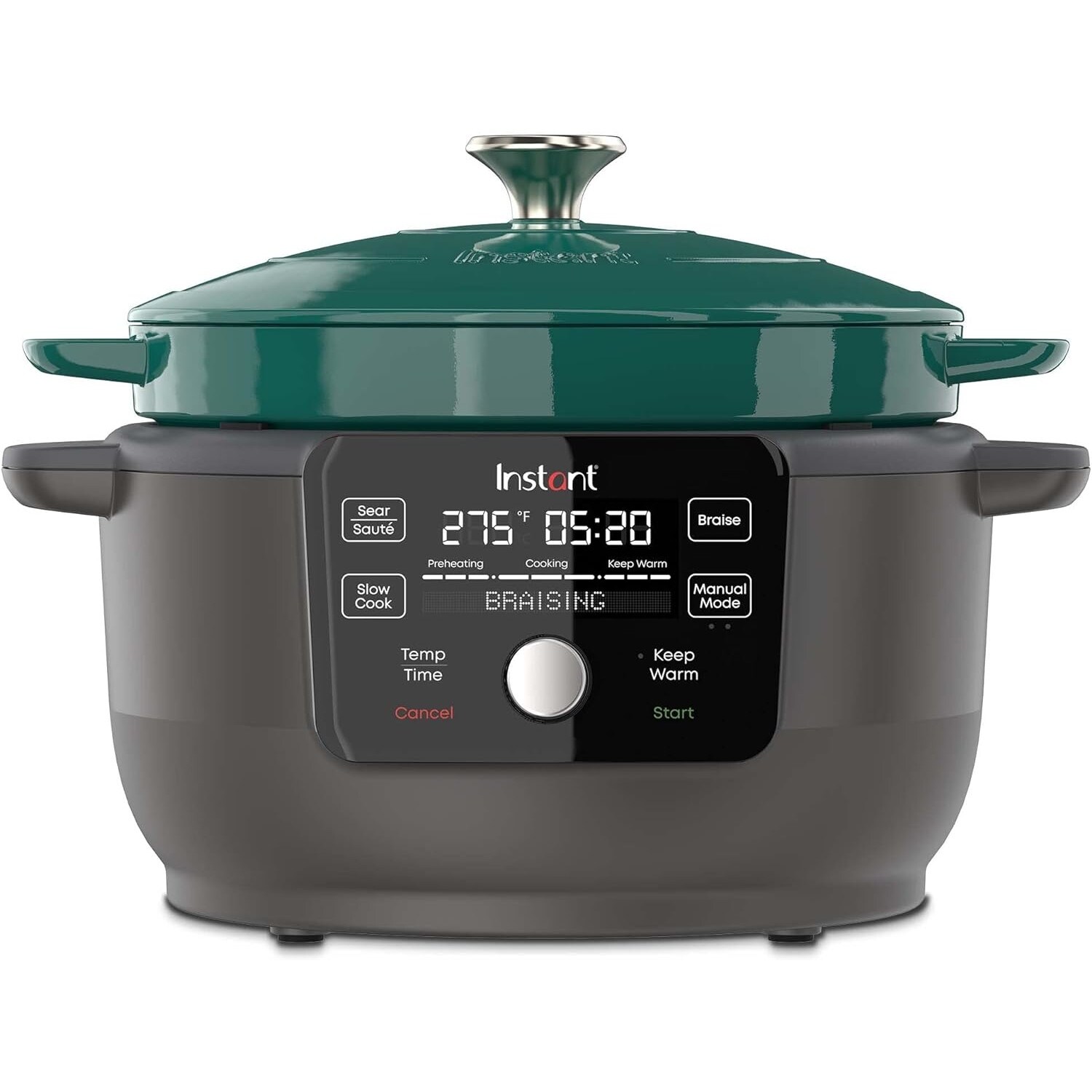 Instant Pot Precision 6-quart Electric 5-in-1 Cast Iron Dutch Oven