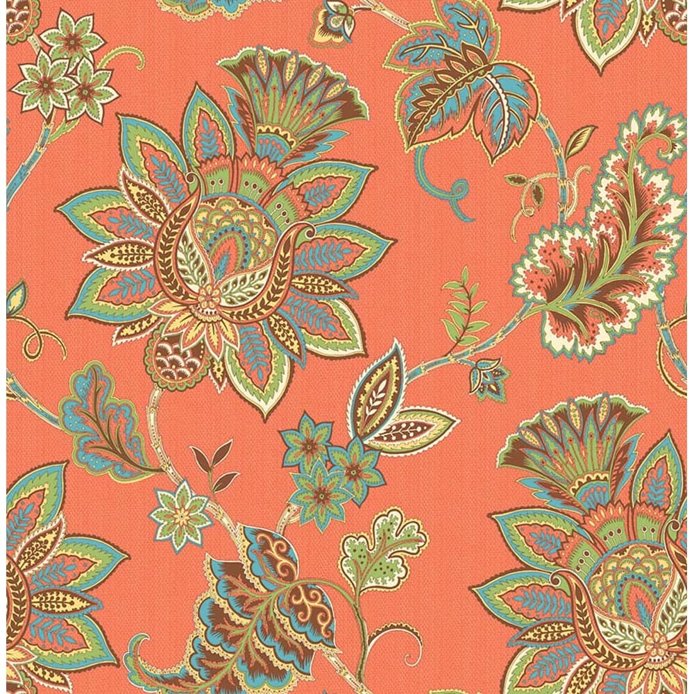 Seabrook Designs Annette Paisley Unpasted Wallpaper