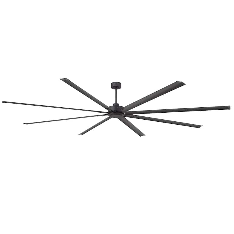 120" Indsutrial Extra Larger HVLS Commercial Ceiling Fan with Remote and Aluminum Blades