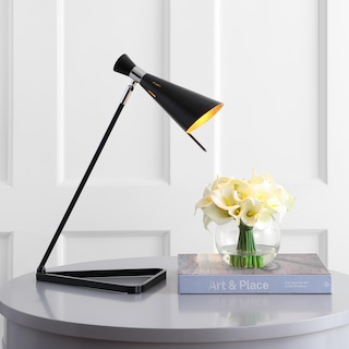 SAFAVIEH Lighting Padric 21-inch Black LED Task Table Lamp - 15"W x 9"D x 21"H
