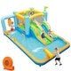 preview thumbnail 1 of 10, Costway Inflatable Water Slide Giant Kids Bounce House Park Splash - See Details Multi - See Details - Kids