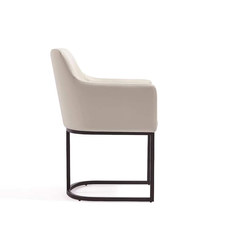 Manhattan Comfort Modern Serena Leatherette Upholstered Dining Armchair