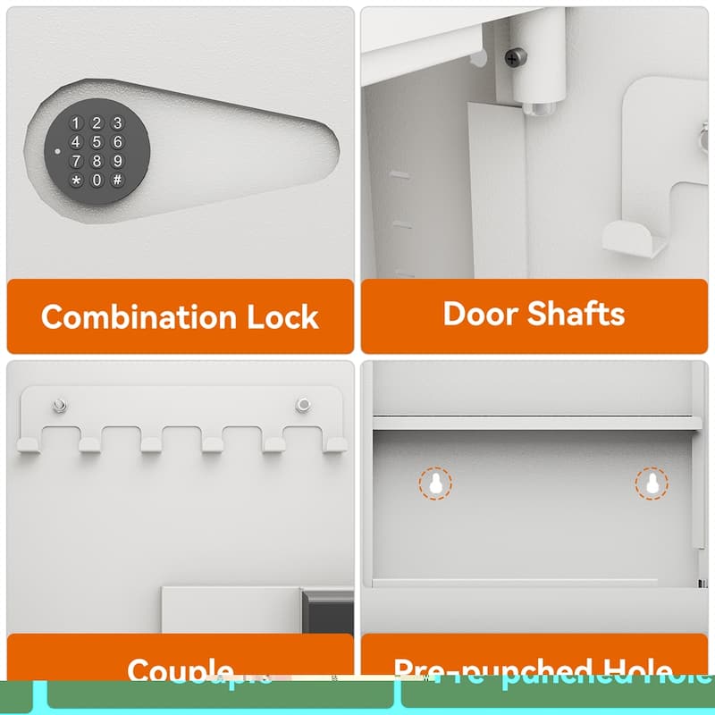 Digital Wall Hidden Safe,Home or Business Heavy Duty Wall Mount Safe