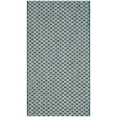 SAFAVIEH Courtyard Ragini Indoor/Outdoor Waterproof Patio Backyard Rug - 2'3" x 5'