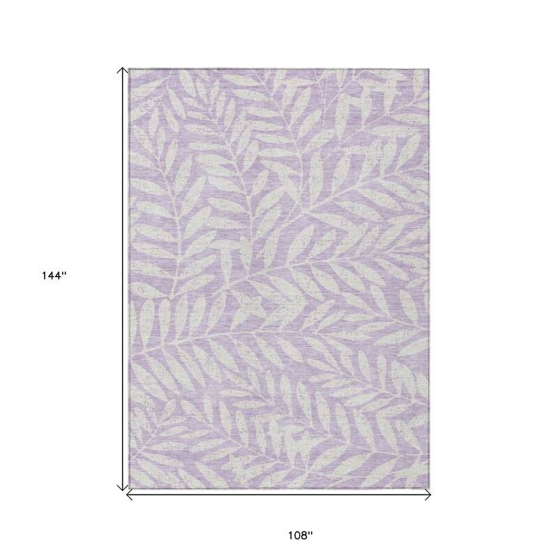 HomeRoots Floral Transitional Rectangle Outdoor Rug