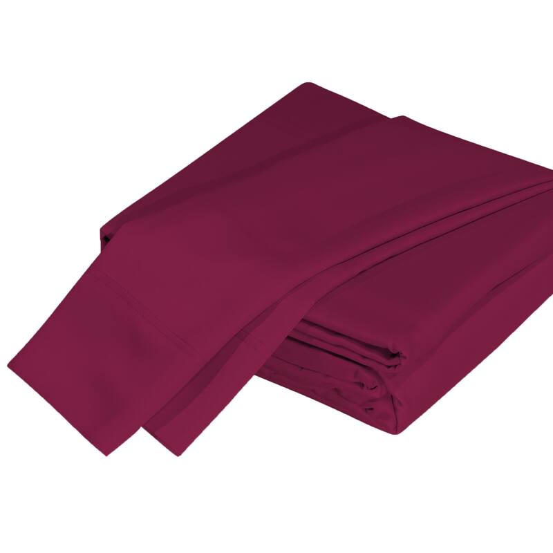 2-Piece Pillowcase Set, 100% Bamboo Breathable 320 Thread Count Pillow Case
