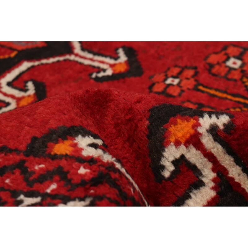 ECARPETGALLERY Hand-knotted Andelz Red Wool Rug - 3'9 x 6'2