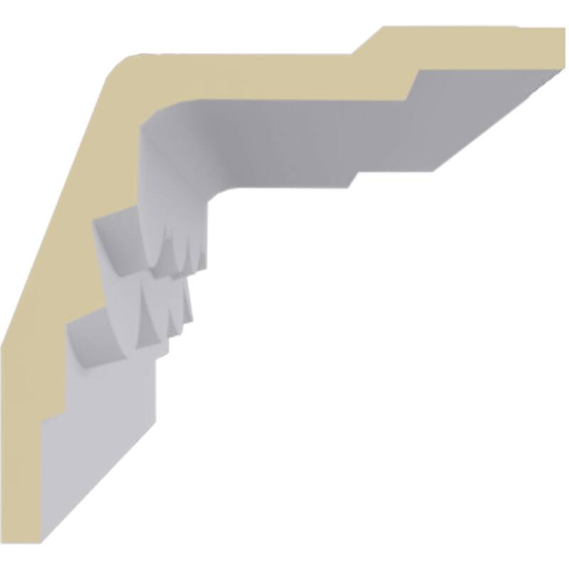 Bateman Swag Crown Moulding - 4 1/8"H x 4 1/4"P x 5 7/8"F x 94 1/2"L