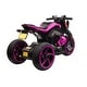 preview thumbnail 1 of 14, 12V Three-wheel Ride On Motorcycle - Rosy Rosy